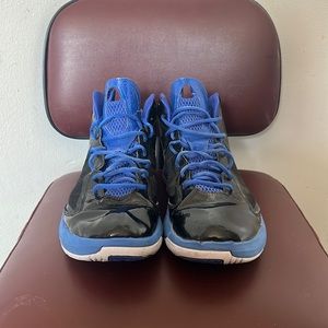 Nike Jordan fly wire (2012) black and blue basketball sneakers size:13